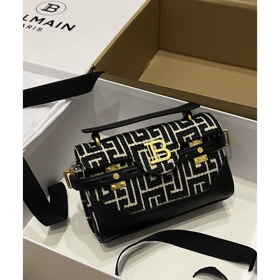 Balmain bag size:19*12*7.5 Balmain bag size:19*12*7.5