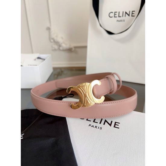 赛琳 CELINE女士皮带,小牛皮质感搭配独特凯旋门扣,颜色粉红色 宽2.4cm 低调中暗藏奢华,轻松点亮穿搭 。手工缝制 c12480 赛琳 CELINE女士皮带,小牛皮质感搭配独特凯旋门扣,颜色粉红色 宽2.4cm 低调中暗藏奢华,轻松点亮穿搭 。手工缝制 c12480