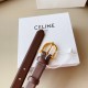 TRIOMPHE中号标志印花牛皮革腰带 TRIOMPHE中号标志印花牛皮革腰带