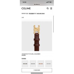 凯旋门腰带 TRIOMPHE中号TAURILLON皮革腰带