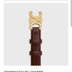 凯旋门腰带 TRIOMPHE中号TAURILLON皮革腰带