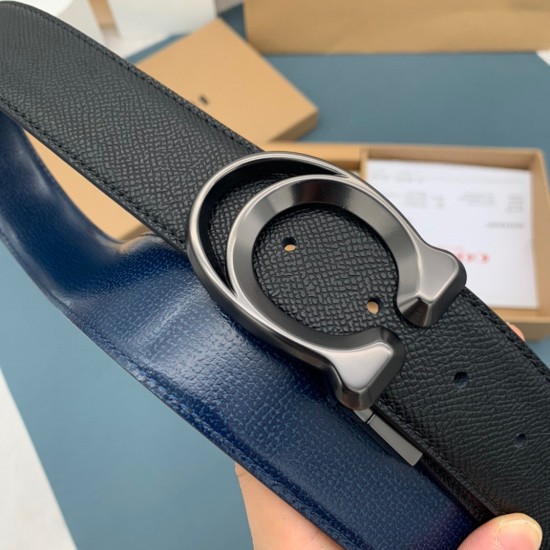 y22440 蔻家高品质 3.8cm 高真空电镀五金 双面头层手掌纹一面黑色一面蓝色,可双面使用扣多款可选 配备双扣包装礼盒 y22440 蔻家高品质 3.8cm 高真空电镀五金 双面头层手掌纹一面黑色一面蓝色,可双面使用扣多款可选 配备双扣包装礼盒