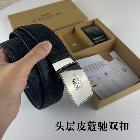 w22440 3.8CM宽度,头层牛皮带身配搭新款专柜扣!腰带长度100CM-125CM可供选择!长期现货供应 w22440 3.8CM宽度,头层牛皮带身配搭新款专柜扣!腰带长度100CM-125CM可供选择!长期现货供应
