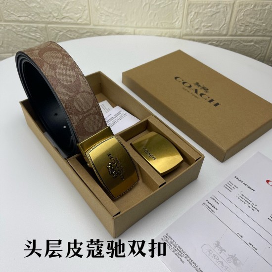 w22440 3.8CM宽度,头层牛皮带身配搭新款专柜扣!腰带长度100CM-125CM可供选择!长期现货供应 w22440 3.8CM宽度,头层牛皮带身配搭新款专柜扣!腰带长度100CM-125CM可供选择!长期现货供应
