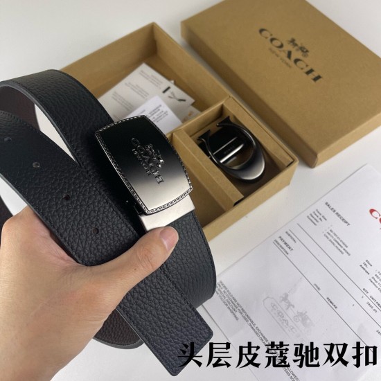 w22440 3.8CM宽度,头层牛皮带身配搭新款专柜扣!腰带长度100CM-125CM可供选择!长期现货供应 w22440 3.8CM宽度,头层牛皮带身配搭新款专柜扣!腰带长度100CM-125CM可供选择!长期现货供应