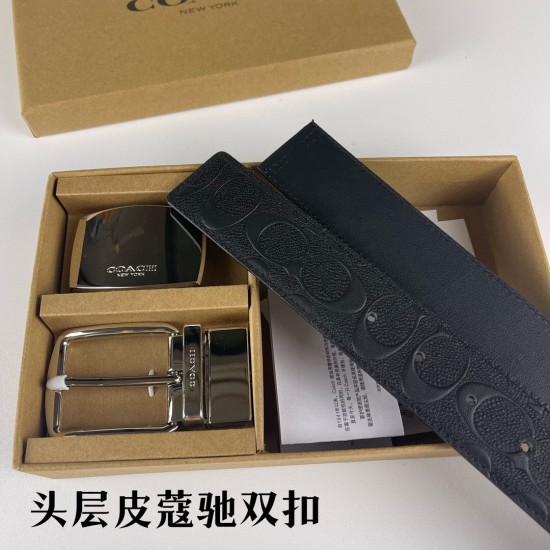 w22440 3.8CM宽度,头层牛皮带身配搭新款专柜扣!腰带长度100CM-125CM可供选择!长期现货供应 w22440 3.8CM宽度,头层牛皮带身配搭新款专柜扣!腰带长度100CM-125CM可供选择!长期现货供应