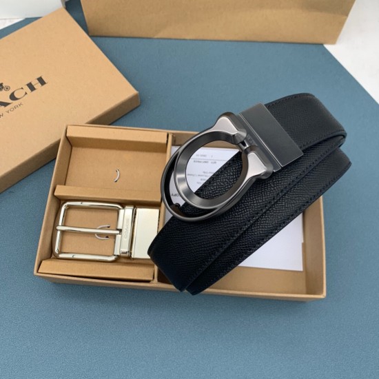 y22440 蔻家高品质 3.8cm 高真空电镀五金 双面头层手掌纹一面黑色一面蓝色,可双面使用扣多款可选 配备双扣包装礼盒 y22440 蔻家高品质 3.8cm 高真空电镀五金 双面头层手掌纹一面黑色一面蓝色,可双面使用扣多款可选 配备双扣包装礼盒