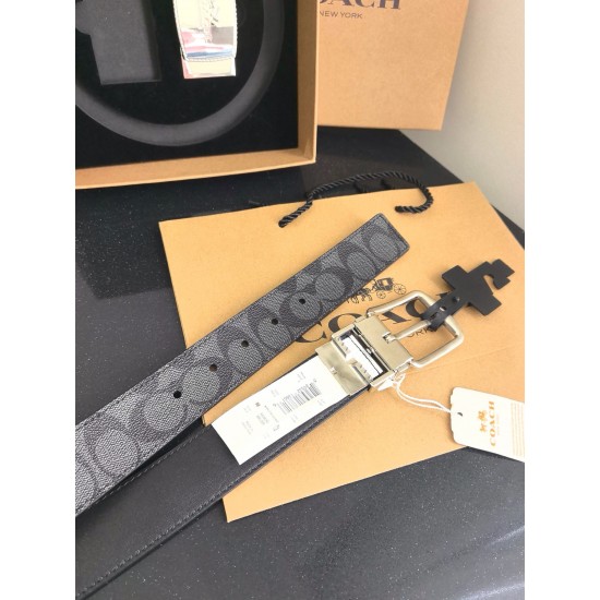 coach蔻驰 高品质 3.7cm 高真空电镀五金 , 可双面使用 旋转扣 双扣套装 配专柜挂牌及包装礼盒 coach蔻驰 高品质 3.7cm 高真空电镀五金 , 可双面使用 旋转扣 双扣套装 配专柜挂牌及包装礼盒