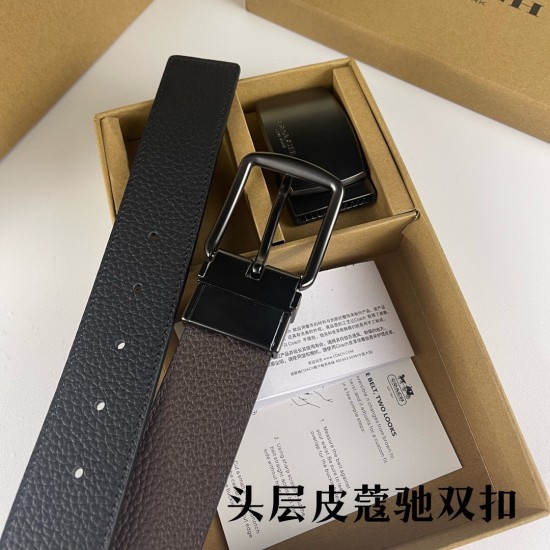 w22440 3.8CM宽度,头层牛皮带身配搭新款专柜扣!腰带长度100CM-125CM可供选择!长期现货供应 w22440 3.8CM宽度,头层牛皮带身配搭新款专柜扣!腰带长度100CM-125CM可供选择!长期现货供应