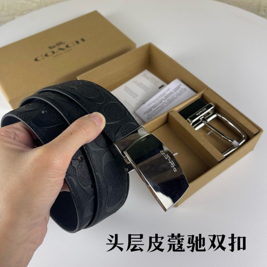 w22440 3.8CM宽度,头层牛皮带身配搭新款专柜扣!腰带长度100CM-125CM可供选择!长期现货供应 w22440 3.8CM宽度,头层牛皮带身配搭新款专柜扣!腰带长度100CM-125CM可供选择!长期现货供应