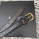 y12270 蔻家高品质 2.5cm 高真空电镀五金 女士腰带 针扣 头层牛皮
