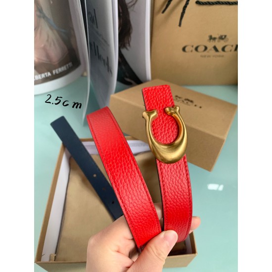 y12270 蔻驰女士腰带2.5cm 专柜同款 荔枝纹头层牛皮 爆款 y12270 蔻驰女士腰带2.5cm 专柜同款 荔枝纹头层牛皮 爆款