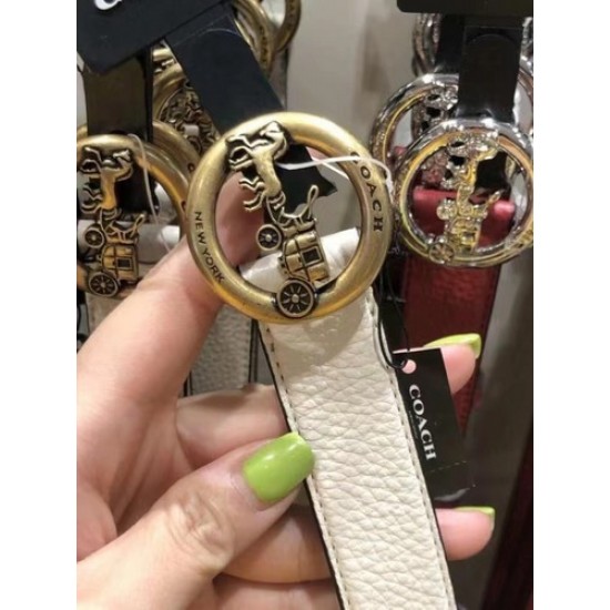 y12270 蔻驰女士腰带2.5cm 专柜同款 双面原版皮 荔枝纹头层牛皮 爆款 搭配裙子裤子都超好看