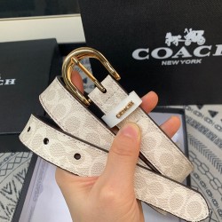 y12270 蔻家高品质 2.5cm 高真空电镀五金 女士腰带 针扣 头层牛皮