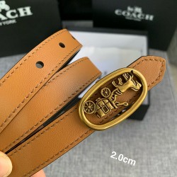 y12270 蔻家高品质 2.0cm 高真空电镀五金 新款 双面原版头层牛皮 女士细腰带，超百搭 可配大衣外套牛仔裤等，配备专柜防拆标签