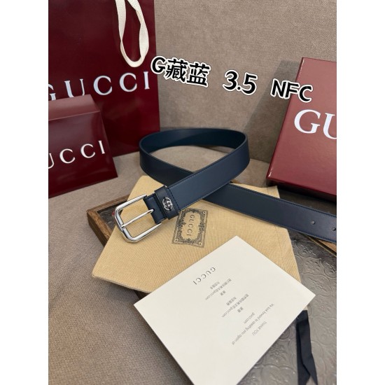 w12280 G针扣皮圈缝制立体GG五金配饰