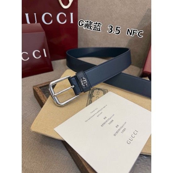 w12280 G针扣皮圈缝制立体GG五金配饰