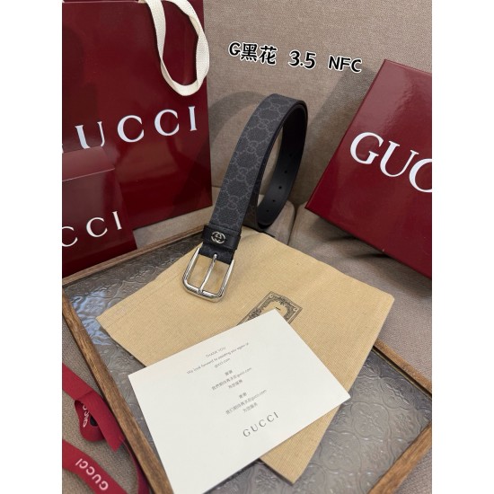 w12280 G针扣皮圈缝制立体GG五金配饰