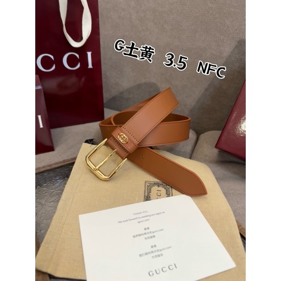 w12280 G针扣皮圈缝制立体GG五金配饰