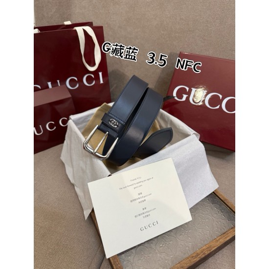 w12280 G针扣皮圈缝制立体GG五金配饰