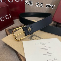 w12280 G针扣皮圈缝制立体GG五金配饰