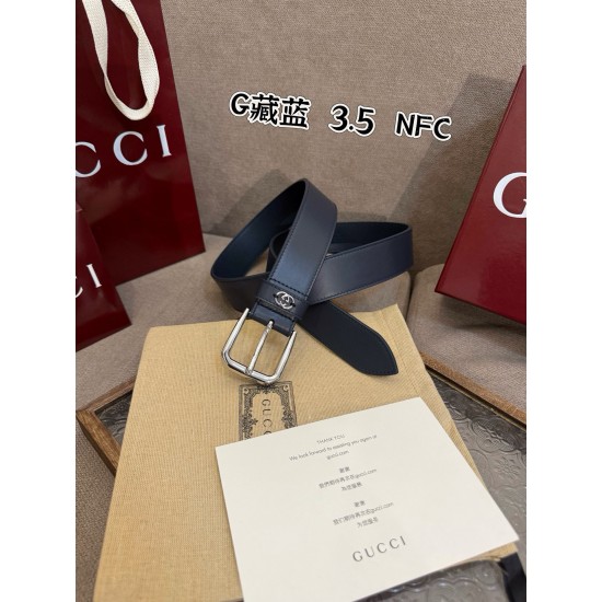 w12280 G针扣皮圈缝制立体GG五金配饰