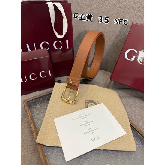 w12280 G针扣皮圈缝制立体GG五金配饰