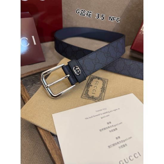 w12280 G针扣皮圈缝制立体GG五金配饰