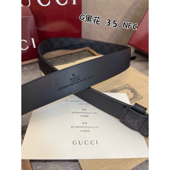 w12280 G针扣皮圈缝制立体GG五金配饰