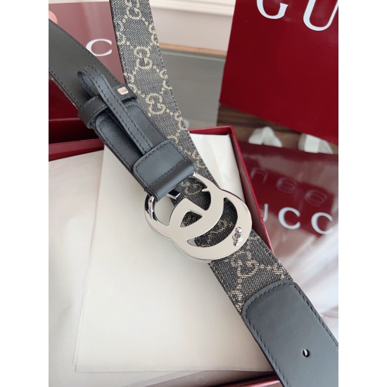 z12290 G家 Supreme帆布拼接皮腰带 z12290 G家 Supreme帆布拼接皮腰带