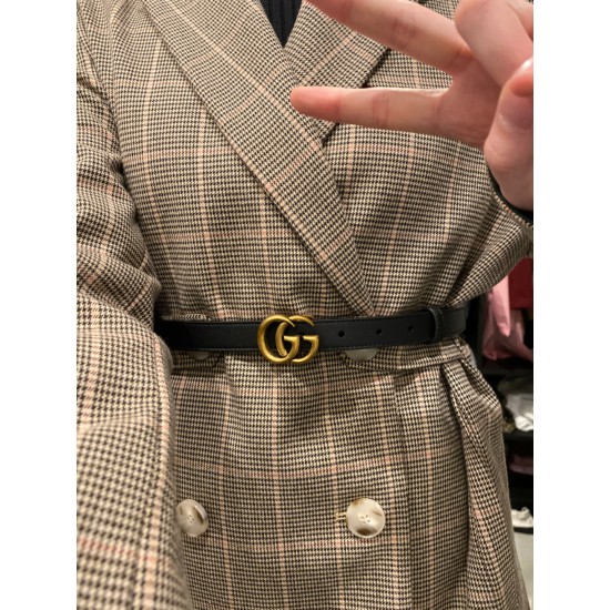 【代购级】G家新款双G皮带腰带皮具