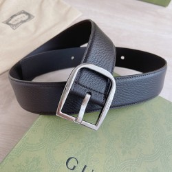 Guc-i 古-经典男款皮带， 宽度: 4.0cm