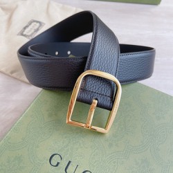 Guc-i 古-经典男款皮带， 宽度: 4.0cm