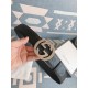 Guc-i 古-经典男款皮带， 宽度: 4.0cm