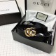 【代购级】G家新款双G皮带腰带皮具 【代购级】G家新款双G皮带腰带皮具