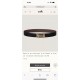 HERMES 宽度:3.2cm，两面用腰带BOUCLE DE CEINTURE H AU CARRÉ &amp;amp; CUIR DE CEINTURE RÉVERSIBLE 精致五金搭配Togo皮带身 巧克力色