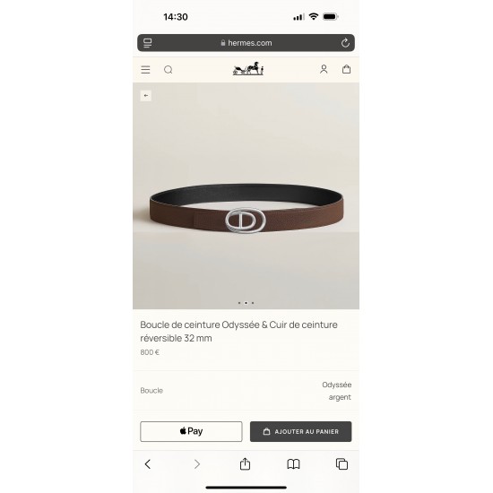 Odyssee Belt-Togo-32MM Odyssee Belt-Togo-32MM