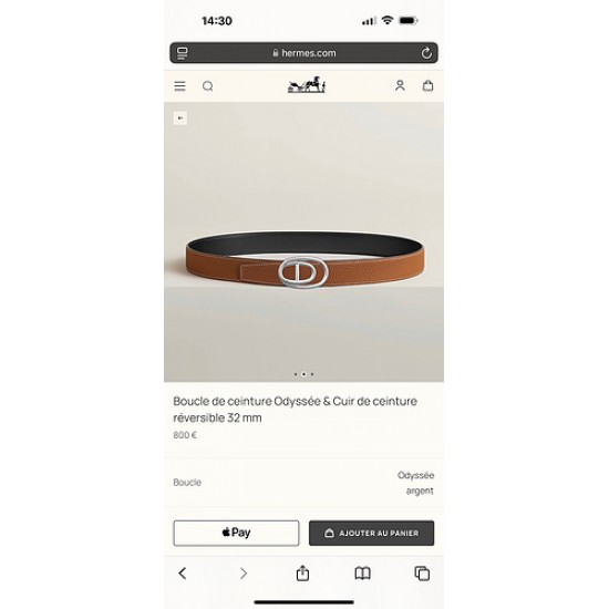 Odyssee Belt-Togo-32MM Odyssee Belt-Togo-32MM