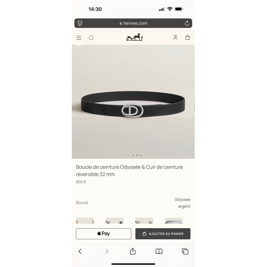 Odyssee Belt-Togo-32MM Odyssee Belt-Togo-32MM