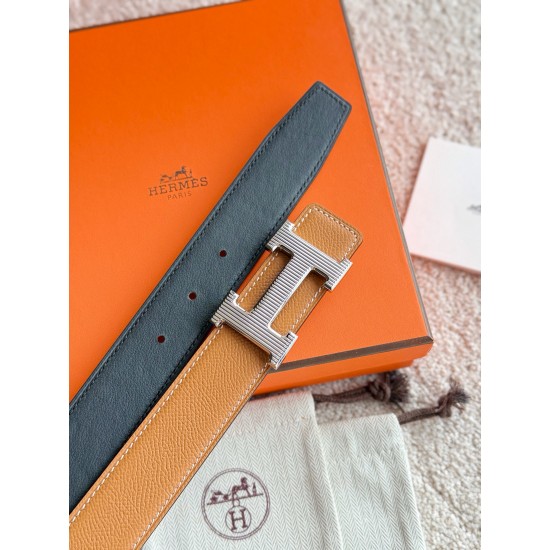 H Striee 精品五金 搭配进口Epsom皮 宽度32MM 手感柔软細膩 ❤️ m12490