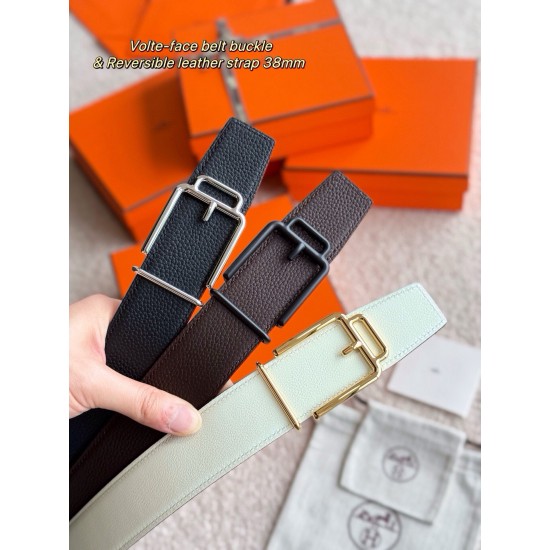 ❤️款 Volte-face 精品五金 搭配进口togo皮 宽度38MM 以其精湛工艺高品质材料和经典设计备受推崇 是男士腰带顶级选择 简约大气 适合商务和休闲场合 产品手感细腻 不仅是实用配饰 更是