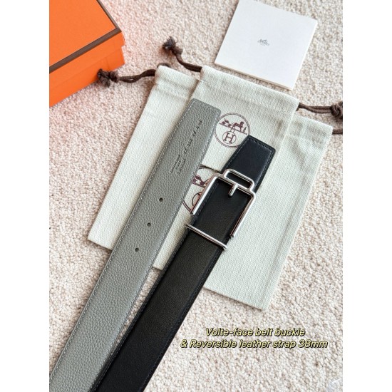 ❤️款 Volte-face 精品五金 搭配进口togo皮 宽度38MM 以其精湛工艺高品质材料和经典设计备受推崇 是男士腰带顶级选择 简约大气 适合商务和休闲场合 产品手感细腻 不仅是实用配饰 更是