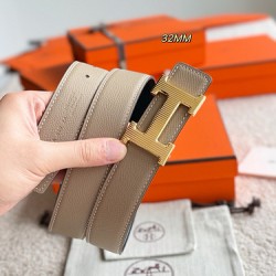 H Striee 精品五金 搭配进口Epsom皮 宽度32MM 手感柔软細膩 ❤️ m12490