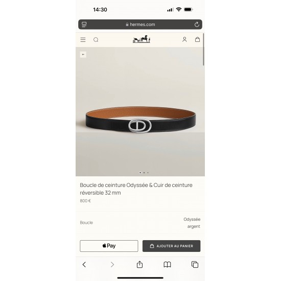 Odyssee Belt-Togo-32MM Odyssee Belt-Togo-32MM