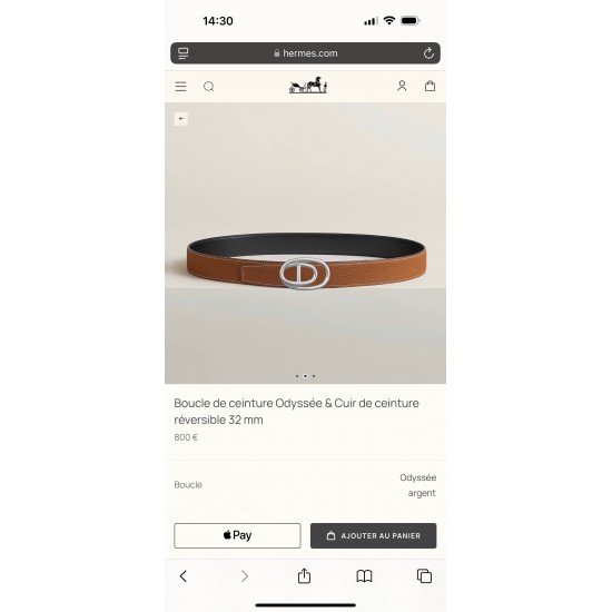 Odyssee Belt-Togo-32MM Odyssee Belt-Togo-32MM