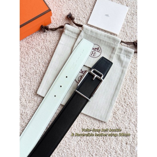 ❤️款 Volte-face 精品五金 搭配进口togo皮 宽度38MM 以其精湛工艺高品质材料和经典设计备受推崇 是男士腰带顶级选择 简约大气 适合商务和休闲场合 产品手感细腻 不仅是实用配饰 更是