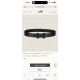 m22600 5382 鍍鈀五金搭配Togo皮带身 32mm 黑巧克力 m22600 5382 鍍鈀五金搭配Togo皮带身 32mm 黑巧克力