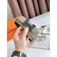 m22600 5382 鍍鈀五金搭配Togo皮带身 32mm 黑巧克力 m22600 5382 鍍鈀五金搭配Togo皮带身 32mm 黑巧克力