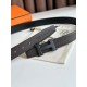 m22600 5382 鍍鈀五金搭配Togo皮带身 32mm 黑巧克力 m22600 5382 鍍鈀五金搭配Togo皮带身 32mm 黑巧克力