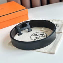m22600 5382 鍍鈀五金搭配Togo皮带身 32mm 黑巧克力